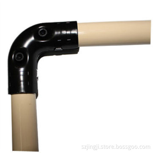 Elbow Type Pipe Rack Fittings, Metal Material with Surface Electrophoresis Treatment for Connecting